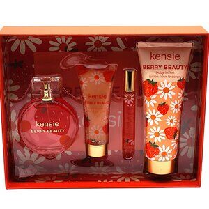 Kensie Berry Beauty Eau de Parfum 4 Pc Gift Set Women NEW